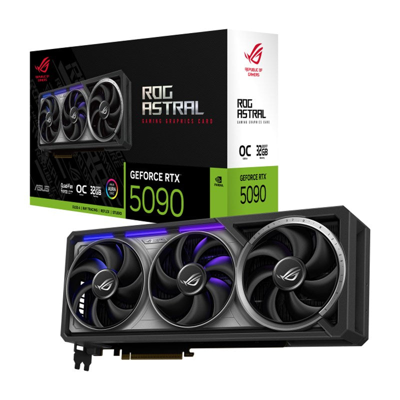 Asus ROG Astral GeForce RTX 5090 32GB GDDR7 OC Edition Gaming Graphics Card Asus ROG Astral GeForce RTX 5090 32GB GDDR7 OC Edition Gaming Graphics Card